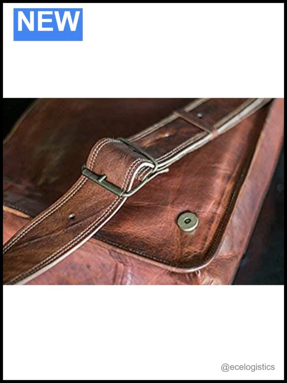 Leather Messenger Bag Handmade Laptop Bag Satchel Padded School Bag